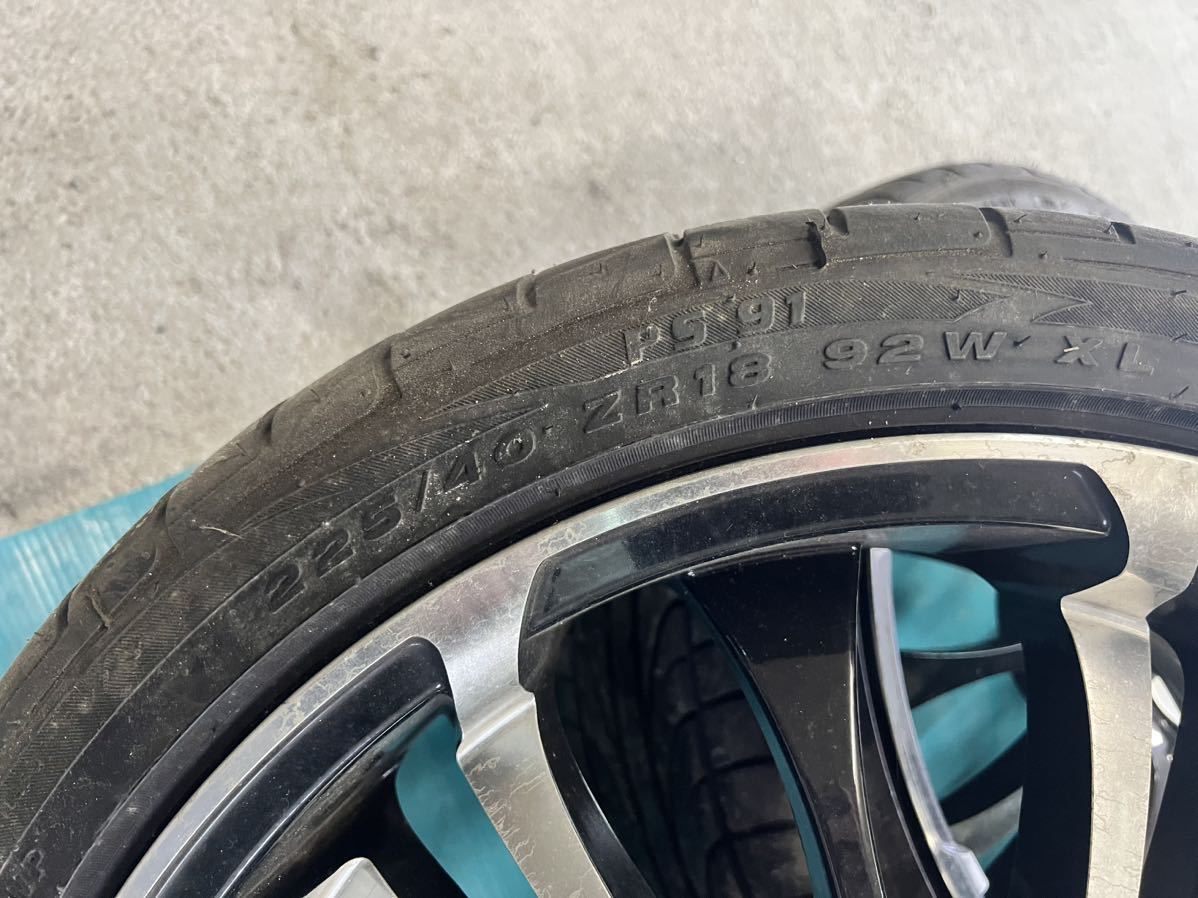XR GRANDE BP07 18インチアルミホイール 8J オフセット48 225/40ZR18 