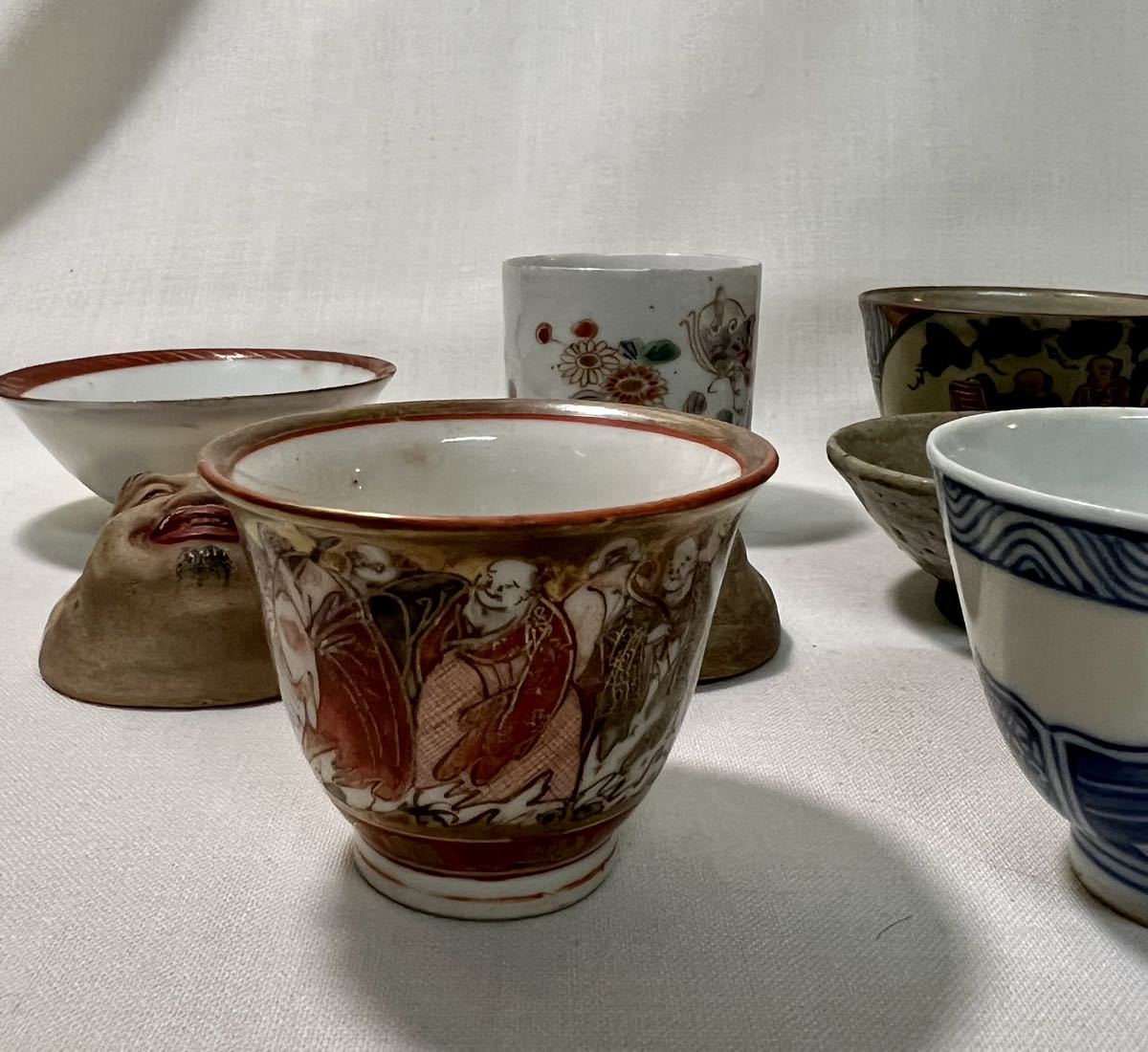 染付 盃 煎茶器 中国美術 古美術 古道具 酒器 ぐい呑み アンティーク 染付 盃 煎茶器 中国美術 古美術 古道具 酒器 ぐい呑み アンティーク