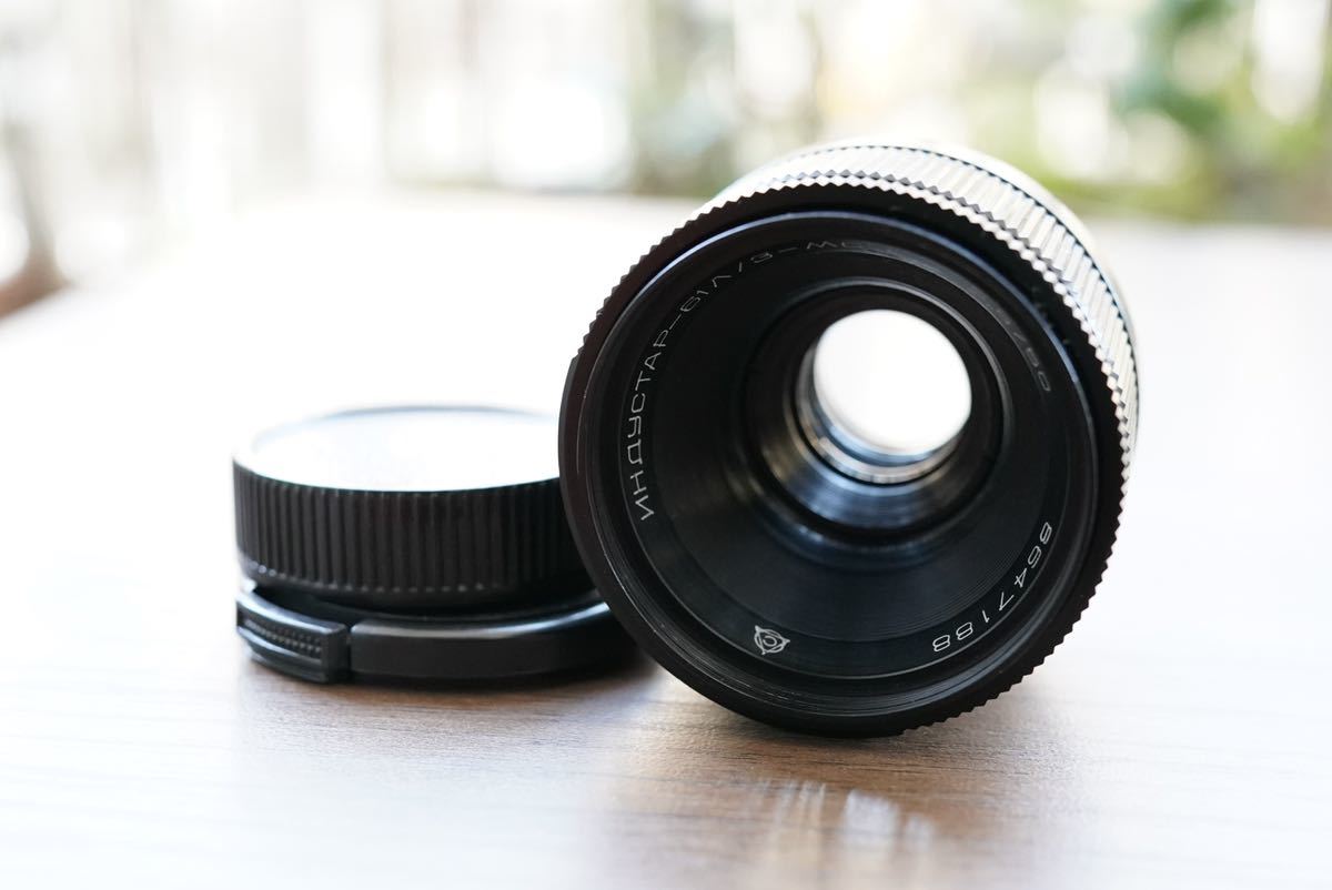極美品 分解清掃済 Industar 61 L/Z MC 50mm f2.8 インダスター61 星ボケ オールドレンズ マクロ 単焦点 検索) α7 Ⅲ m42 helios Zeiss 1