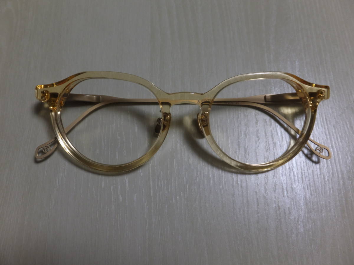 Mr.CASANOVA Banquet ( Clear Yellow / Clear Lens ) / クラシカル眼鏡