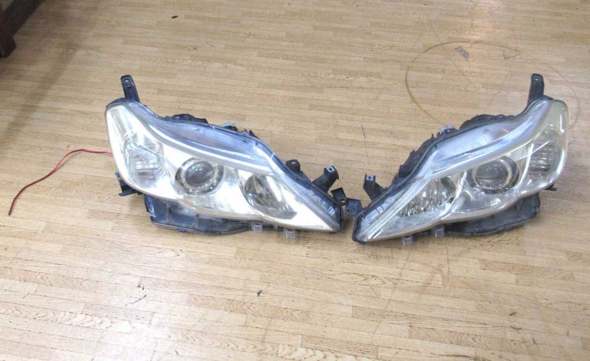 マークX GRX130 純正 HID ヘッドライト 左右セット 前期 マークX