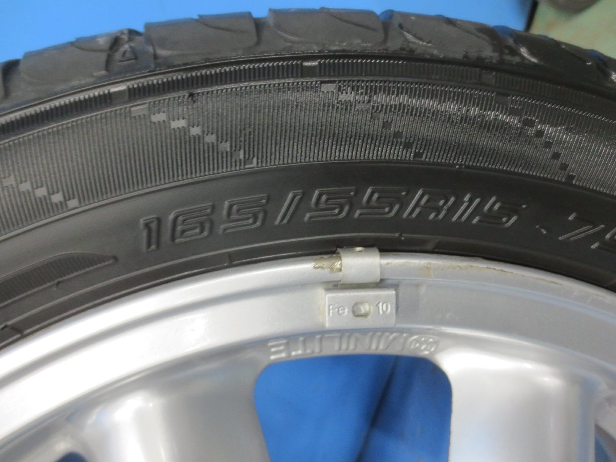 ミニライト MINILITE ダイハツ タイヤ、ホイール 純正 シルバー アルミ MINILITE(ミニライト)165&frasl;55&frasl;R15 ホイールセット 15インチの通販 ホイール ダイハツ純正のミニライト入荷しました！｜グーネットピット - 15インチ」の人気商品一覧・価格比較 価格.com １５インチ