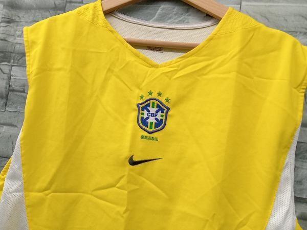 NIKE/ナイキ/ブラジル代表/ノースリーブ シャツ/サッカーシャツ/練習着