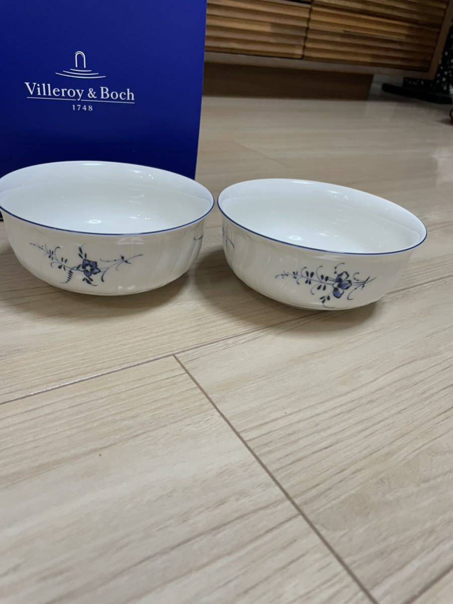 ビレロイボッホ最終価格☆新品☆ビレロイボッホ半額☆定番オールドルクセンブルクサラダボウル13ｃｍペアセット