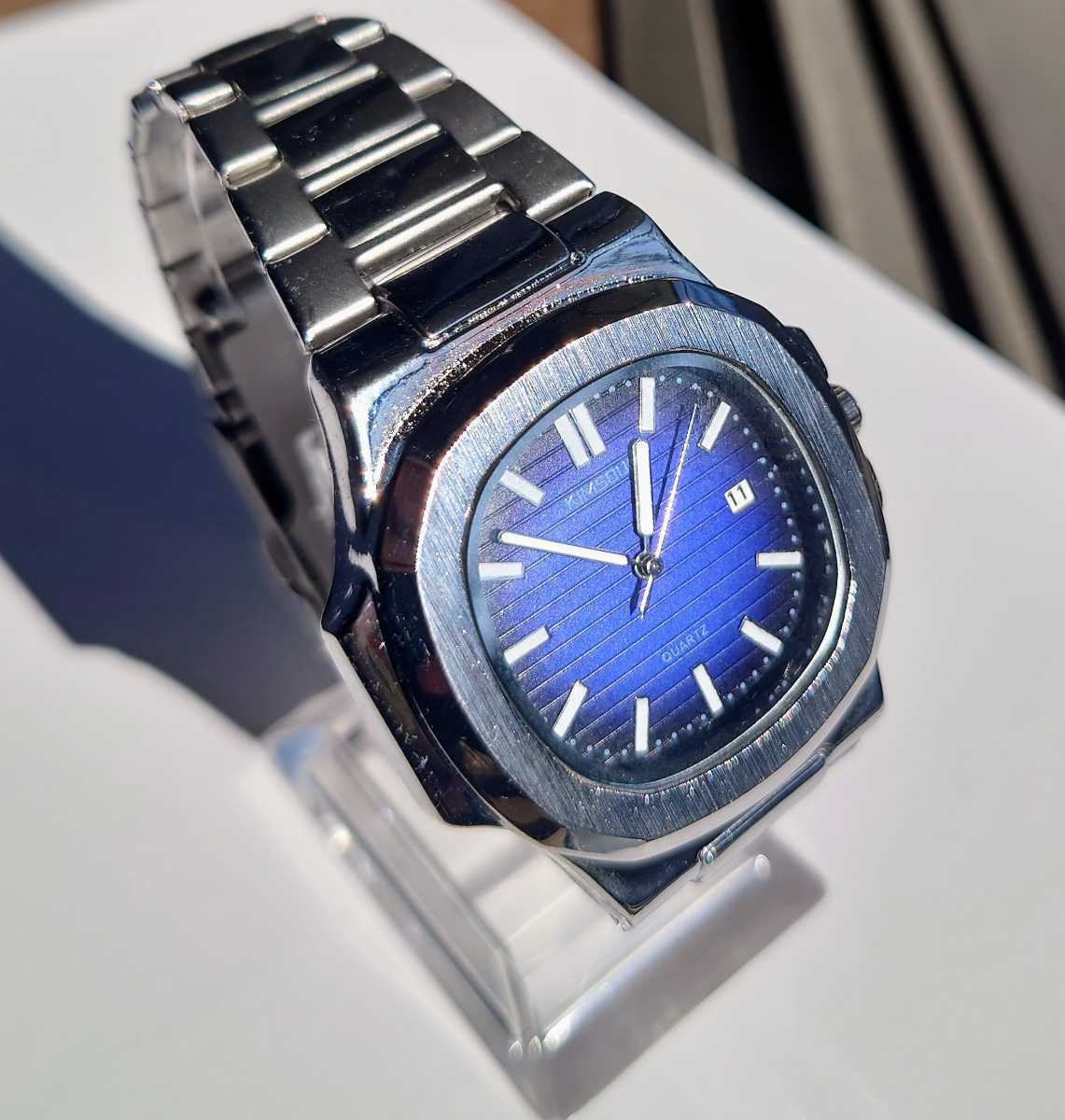 KIMSOUN パテックフィリップ ノーチラス オマージュ品 腕時計 メンズ 