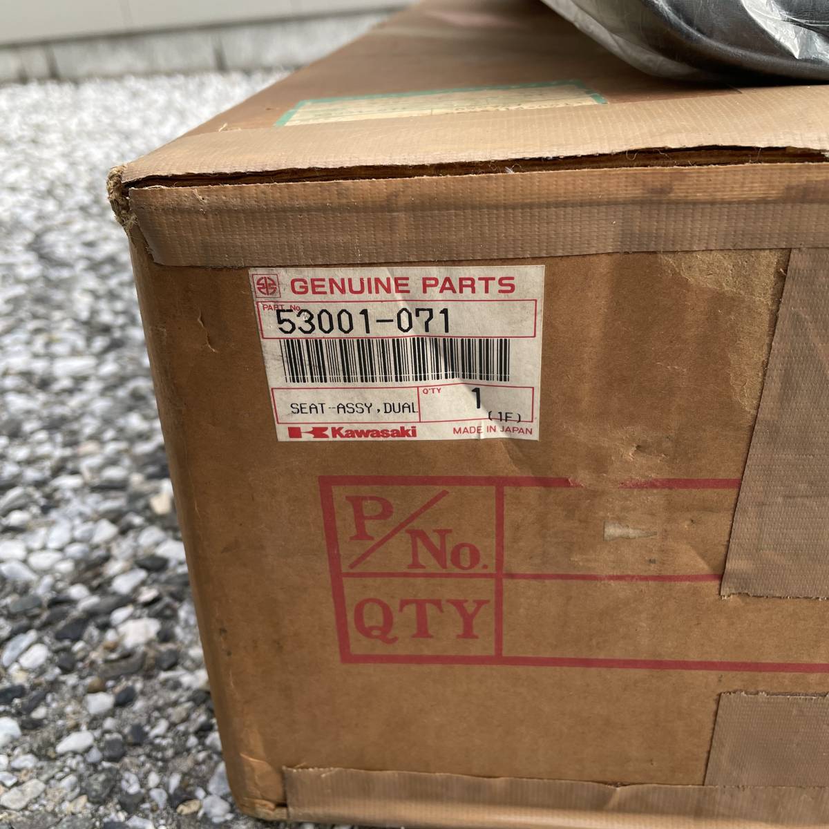 初期型250ss350ss純正新品シート kh250kh400 s1 s2 マッハ 750ss 