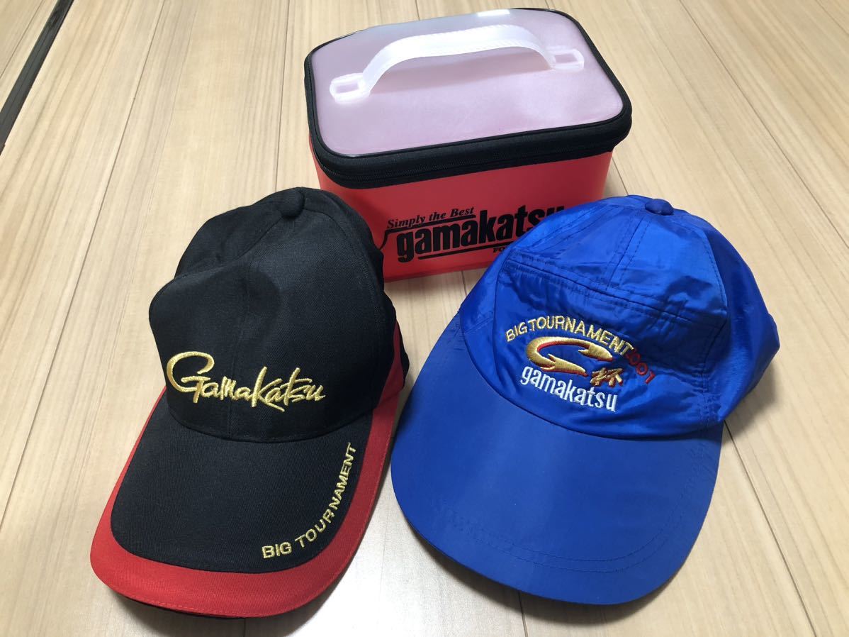 がまかつ キャップ と小さいバッカン　３点セット