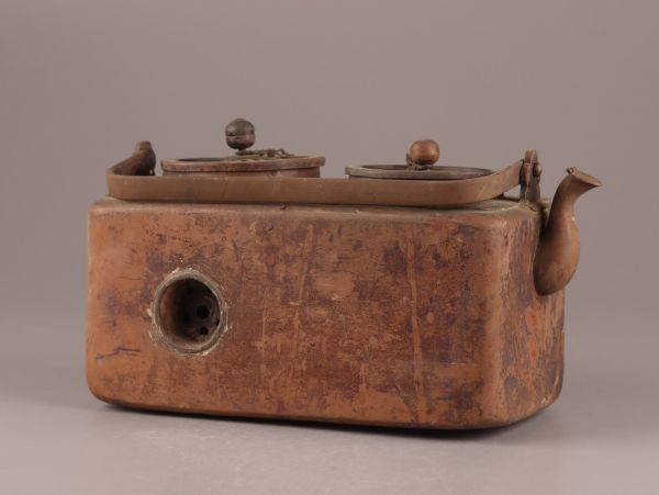 古美術 銅製 酒器 燗炉 時代物 極上品 初だし品 8361 DO698 時代物