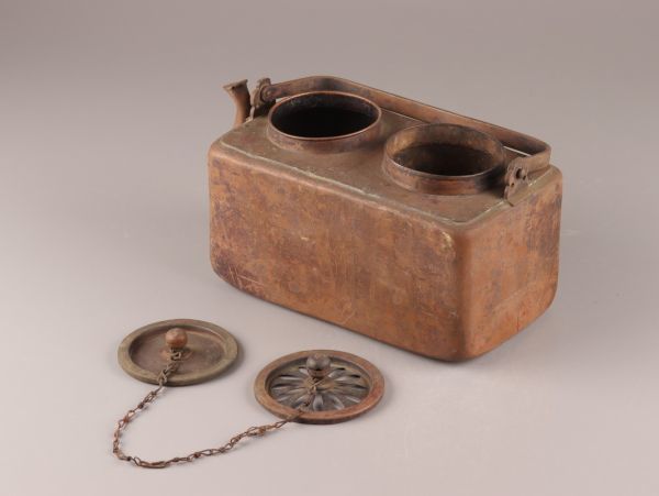 古美術 銅製 酒器 燗炉 時代物 極上品 初だし品 8361 DO698 時代物