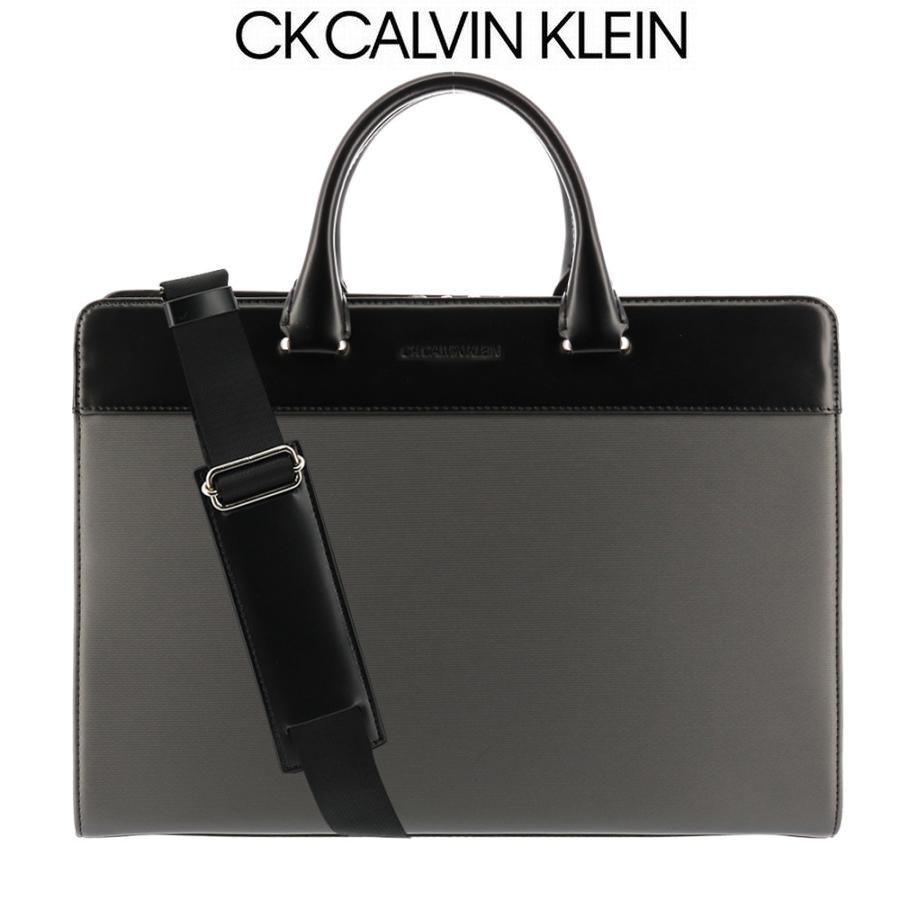 ★新品 定価36，300円 CK CALVIN KLEIN（CK カルバンクライン) レジェンド ビジネスバッグ A4 グレー IKETEI イケテイ★