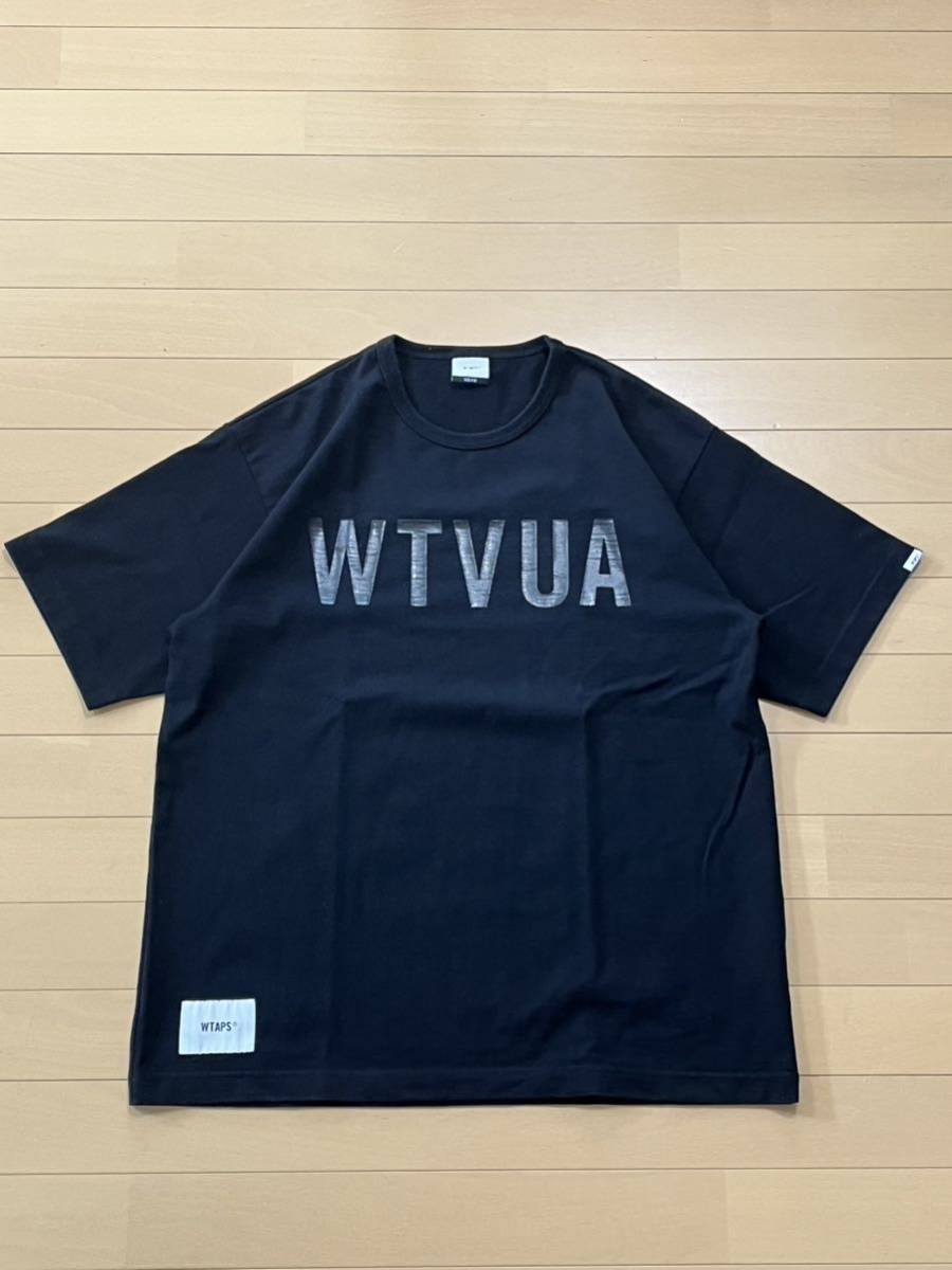 WTAPS◇Tシャツ/4/コットン/GRY/プリント/242ATDT-CSM04 COTTON WTAPS