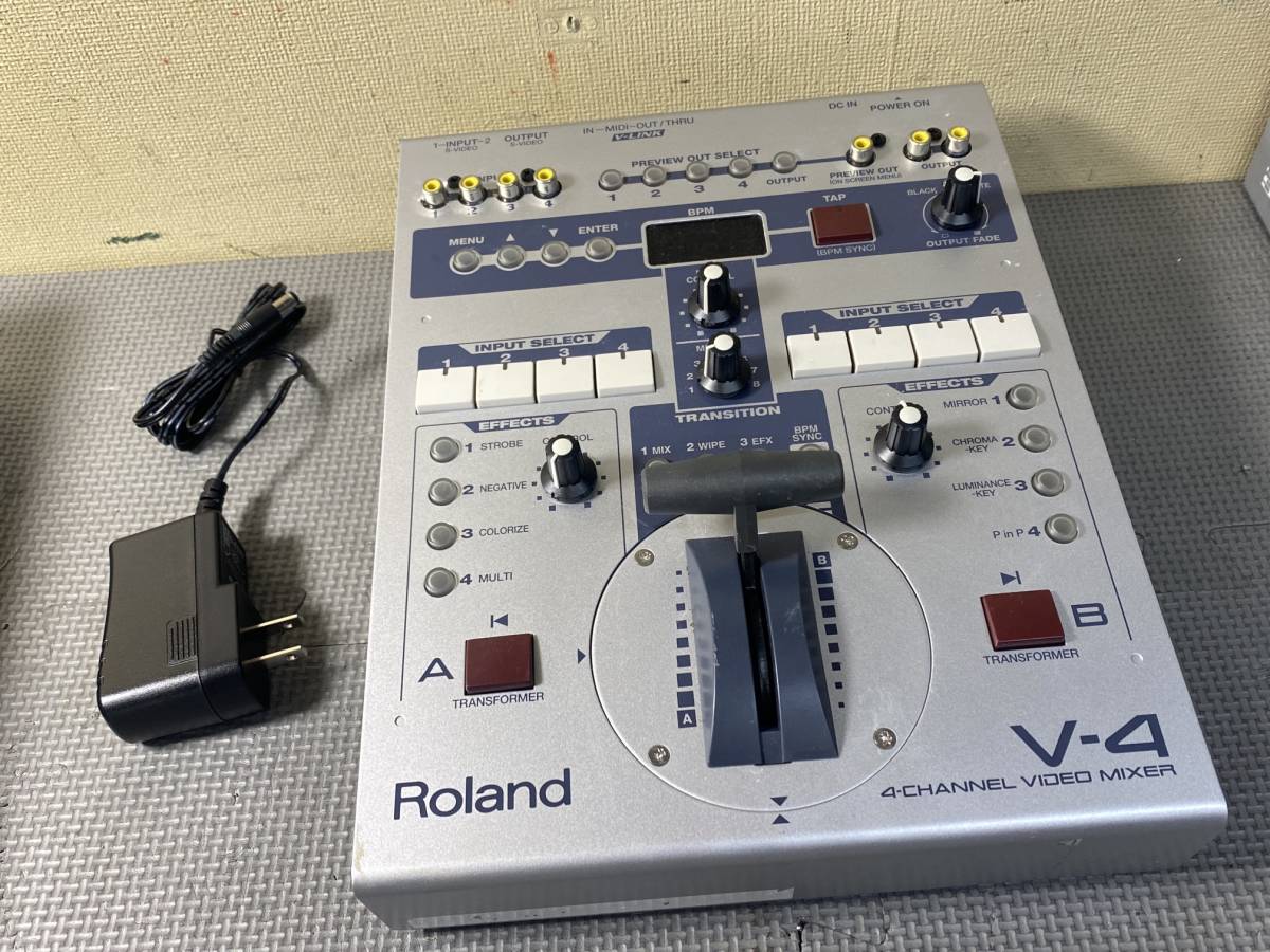Roland edirol V-4 ビデオミキサー 327 Roland EDIROL V-4 ビデオミキサー Roland EDIROL V-4 4チャンネル