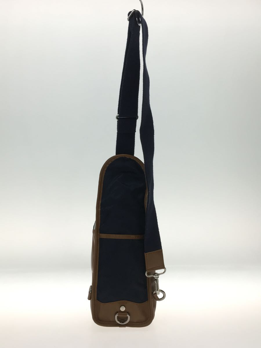 Orobianco◆ワンショルダーバッグ/ナイロン/NVY/無地/ボディバッグ