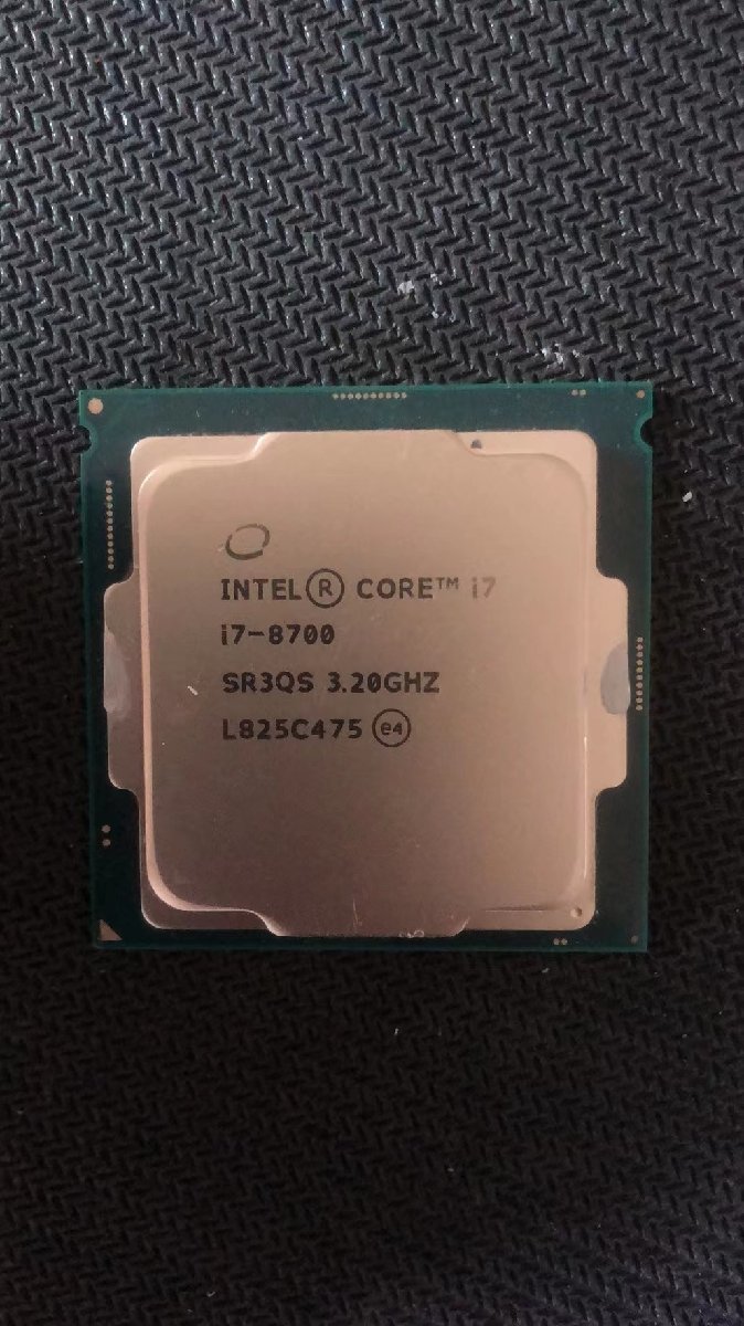 CPU インテル Intel Core I7-8700 プロセッサー 中古 動作未確認 ジャンク品 -4111