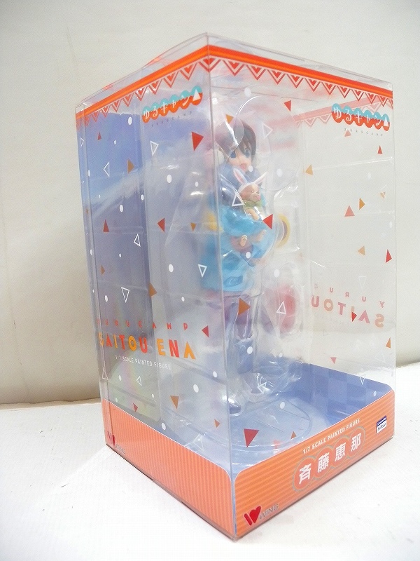 C2085☆WING ウイング ゆるキャン△ 斉藤恵那&ちくわ 1/7スケール