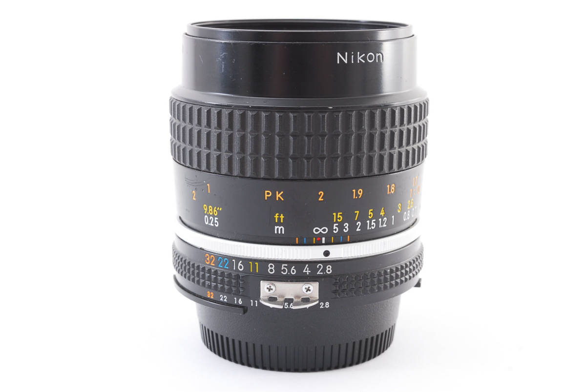 外観・光学美品 ニコン AI-S Micro 55mm f2.8 元箱 M860 美品 Nikon ニコン Ai-S Micro NIKKOR 55mm F2.8 #866