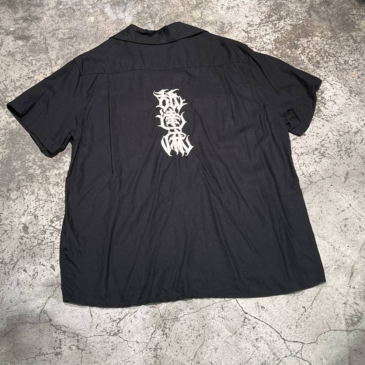 WACKO MARIA ワコマリア オープンカラーシャツ 殺人音楽 舐達磨 SIZE M
