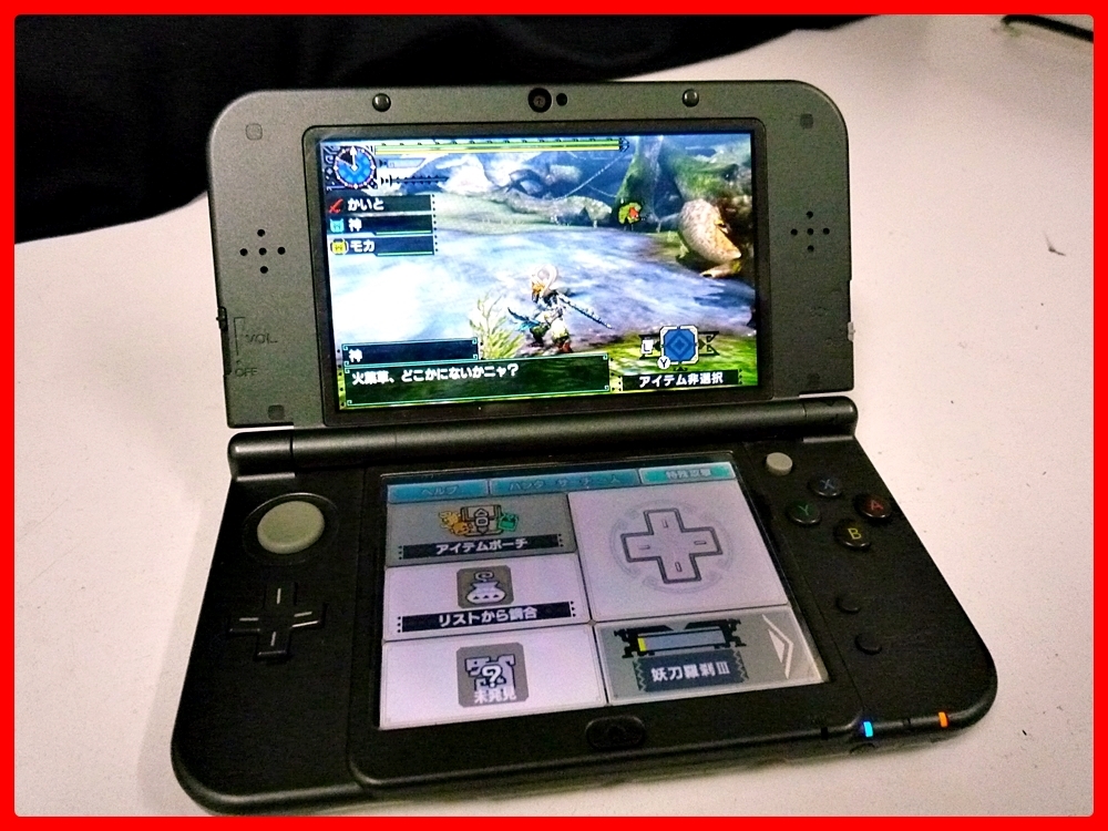 ◆NINTENDO/ニンテンドー new 3DS LL RED-001