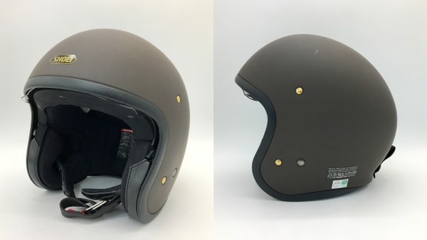 SHOEI ジェットヘルメット マットブラウン SHOEI J・Oマットブラウン