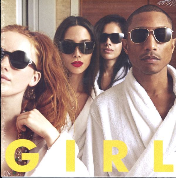 新品！2014年 EUプレスLP！Pharrell Williams / G I R L【Columbia / 88843 05727 1】ファレル・ウィリアムス Happy 収録 Daft Punk