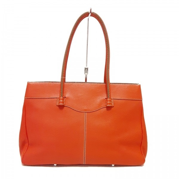 TOD'S オレンジバッグ トッズ TOD'S ショルダーバッグ - レザー オレンジ バッグ TOD'S