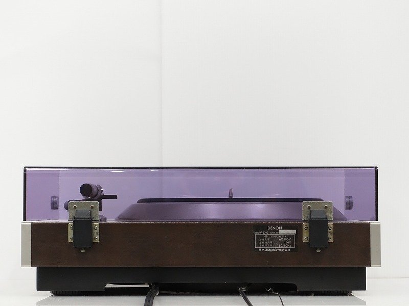 □□DENON DP-6000/DP-6700 ターンテーブル キャビネット付 デノン