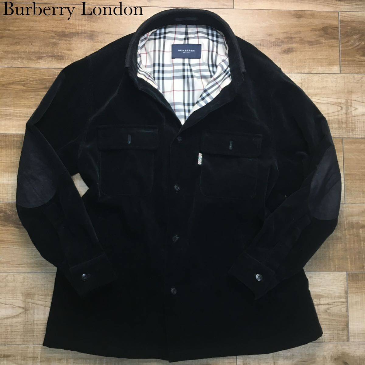 Burberry バーバリー M コーデュロイ ブルゾン ノバチェック アウター 