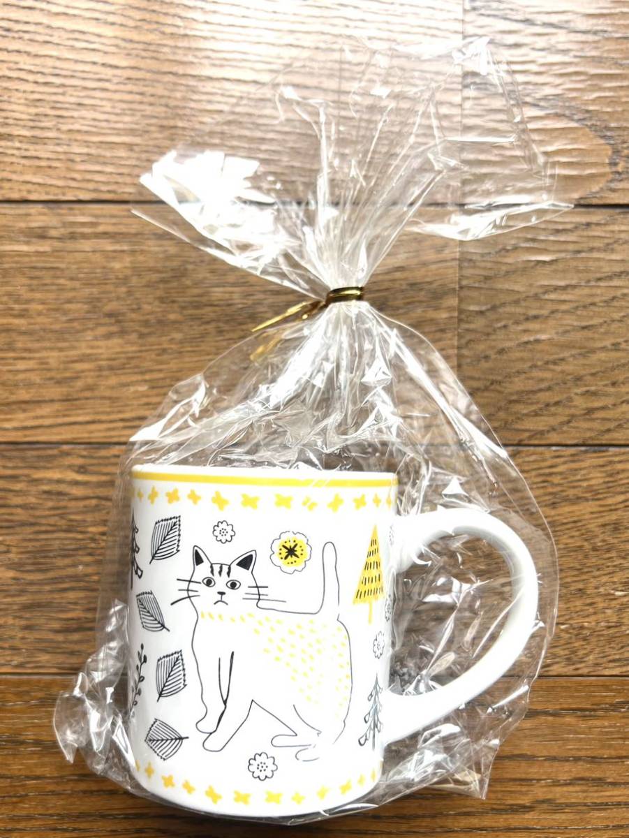 [新品] マグカップ キャラクター 猫 ホワイト イラスト コップ 雑貨 インテリア キッチン グッズ 北欧 ペット_2