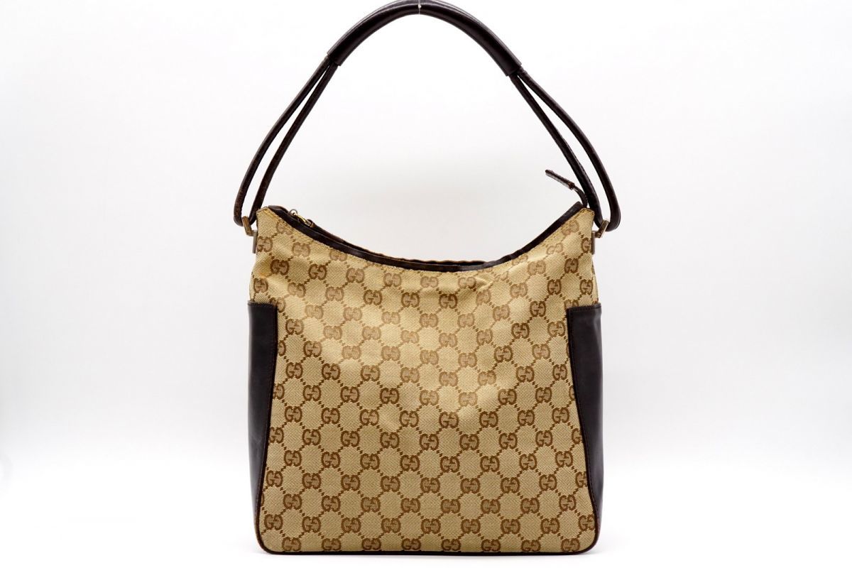 GUCCI グッチ ワンショルダーバッグ GGキャンバス バンブー 【公式通販】