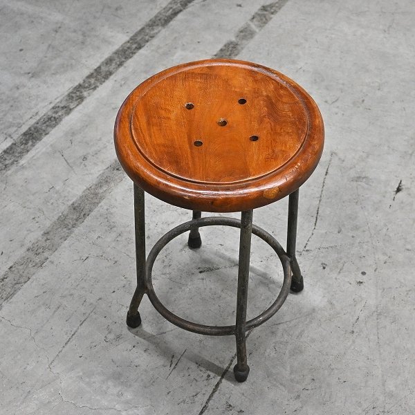 週末セール！希少品 old maison オールドメゾン Iron Stool 希少品 old