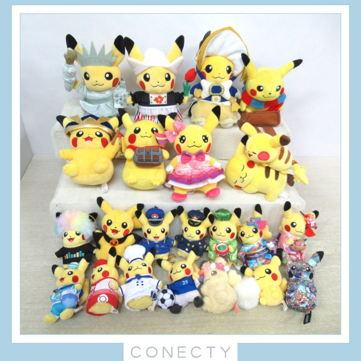 【大量】 ポケモンセンター ピカチュウ ぬいぐるみ・マスコット 23点セット【Q1【S3