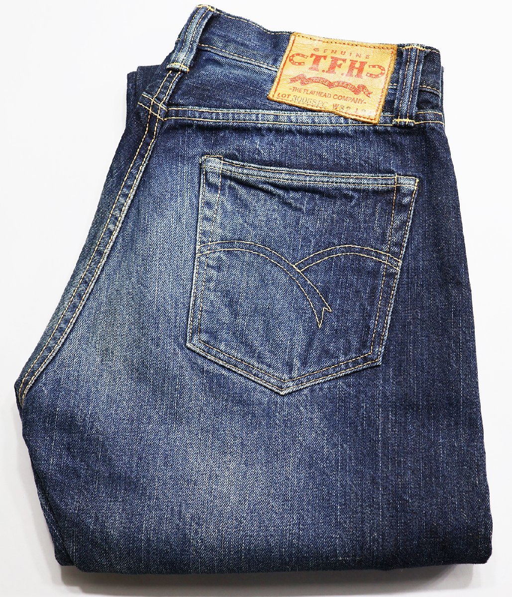 FLATHEAD フラットヘッド 濃紺 セルビッチ デニム3005 W31 THE FLAT 