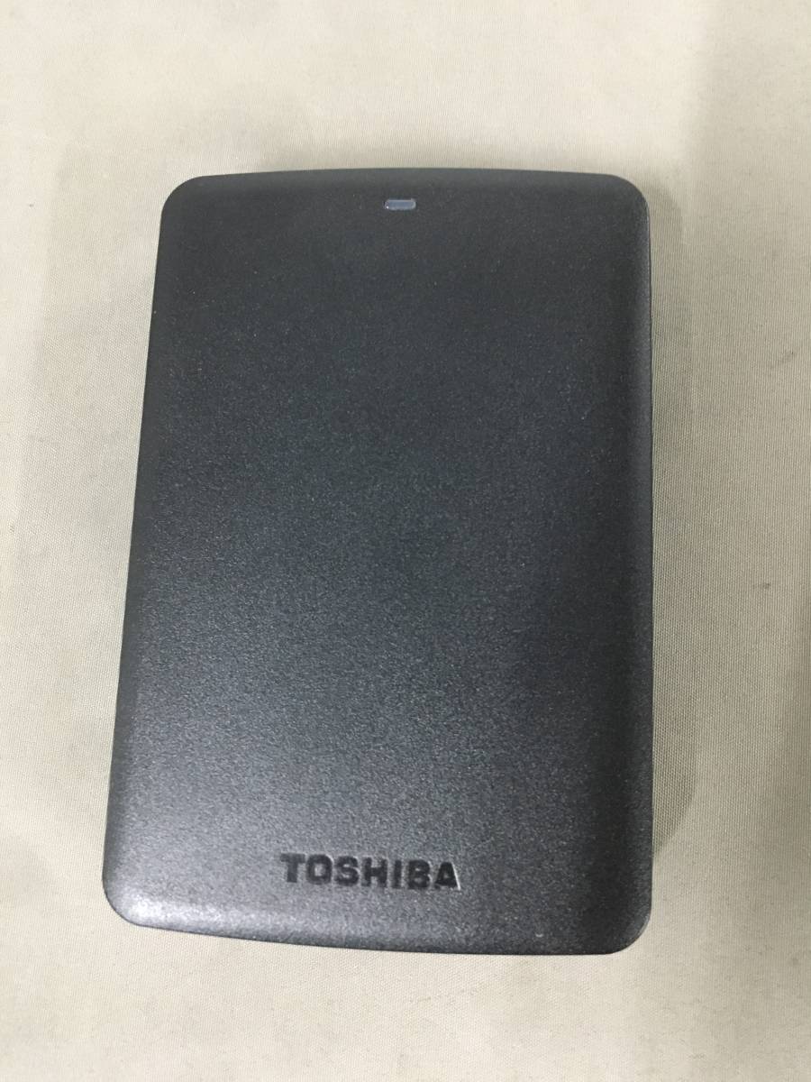 ●TOSHIBA ポータブル ハードディスク 2TB ブラック HD-AB20TK HDD 東芝　【23/0331/10