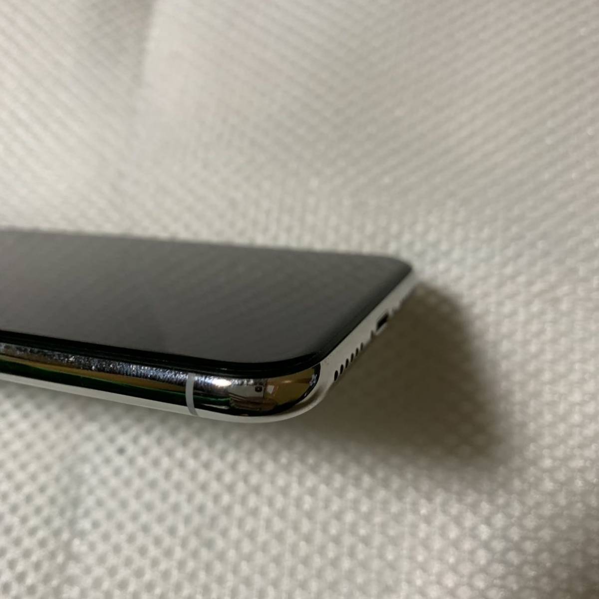SIMフリー iPhoneX 256GB シルバー ロック解除済 バッテリー最大容量