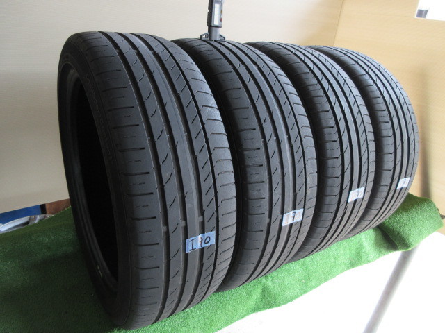 ☆2020年製　バリ山売り切り1円スタート☆Continental★ContisportContact5★195/45/17★4本(I90)