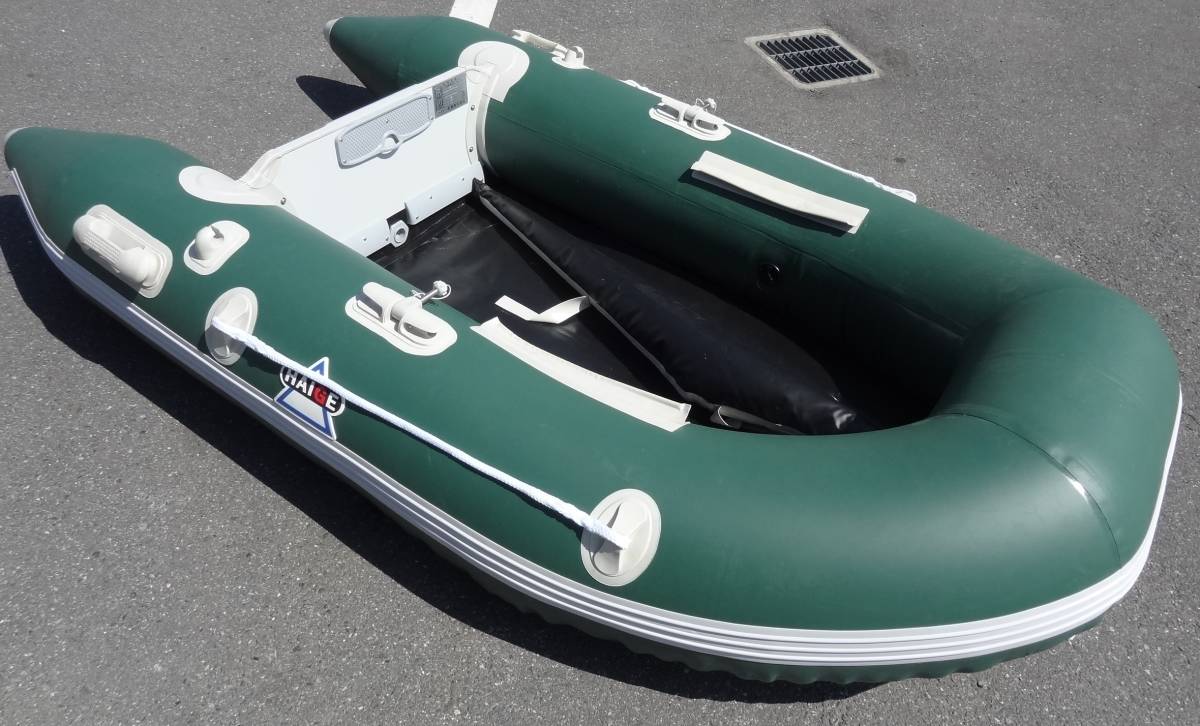 P0722t ハイガー インフレータブルボート ゴムボート HG-AL230 2人乗用 全長230cm ４馬力船外機装着可 店頭受取限定 大阪・茨木市