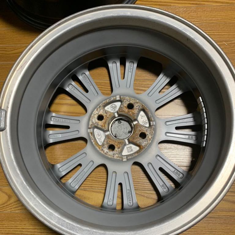 車 パジェロミニ 純正タイヤホイール2本セット①