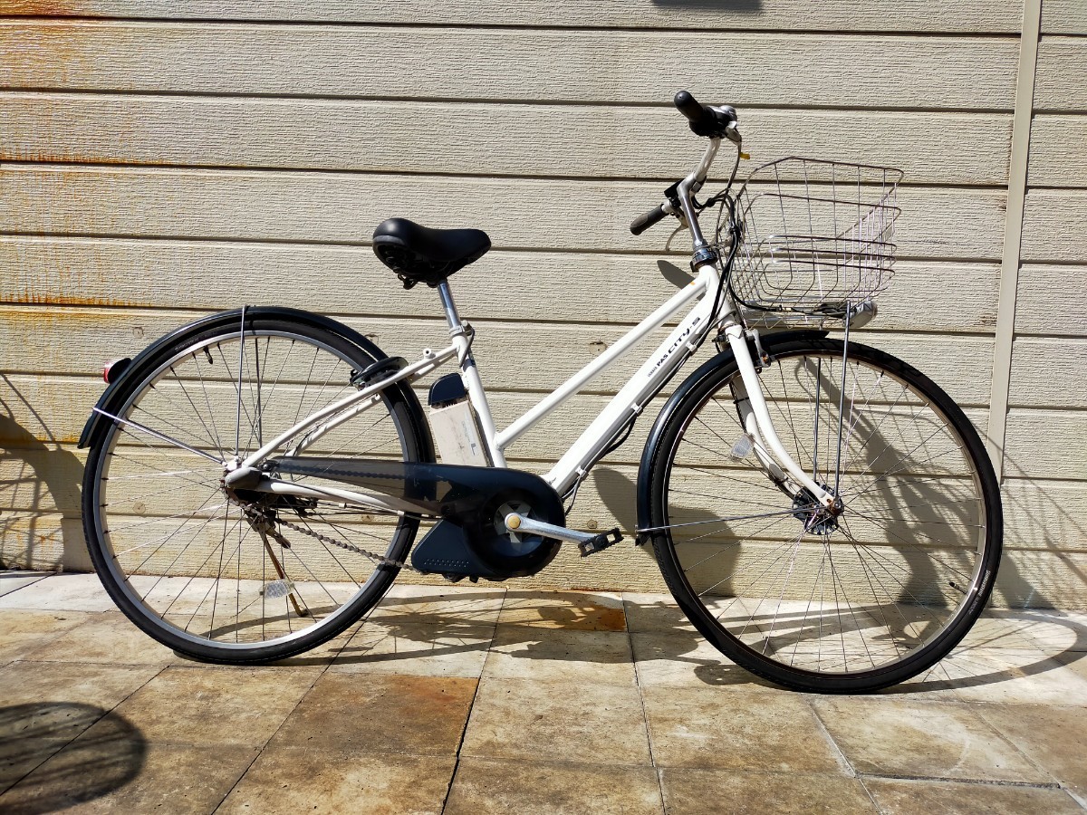 ヤマハ　Pasシティ　s 電動アシスト自転車 27インチ x543 2009年 内装3段変速　8.1Ah バッテリー・充電器整備済み 