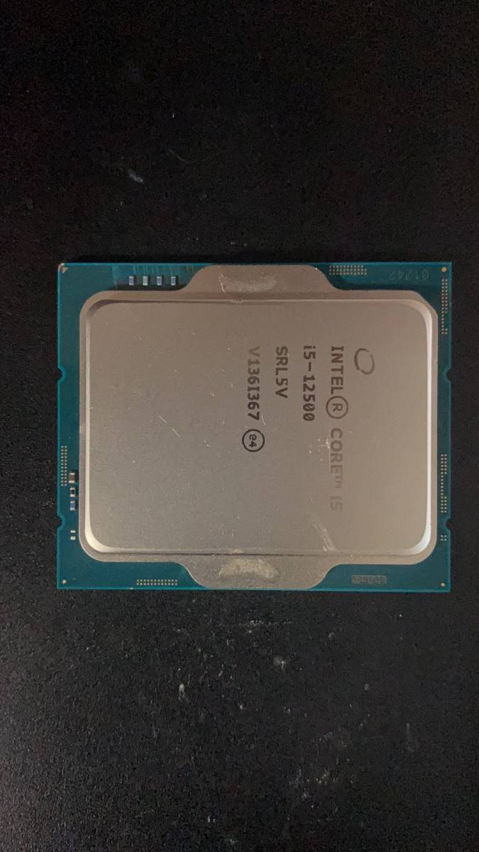 Intel I5 12500 LGA 1700 中古分解品 BIOS起動確認 社内管理番号A59
