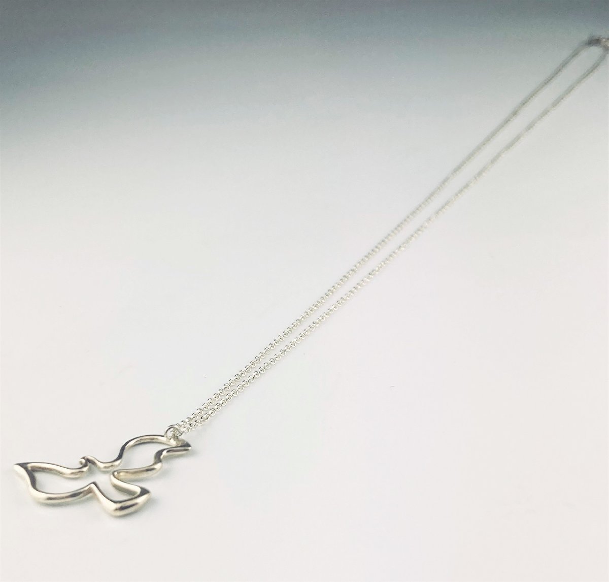 77】TIFFANY & CO. ティファニー バードモチーフ 鳥 ネックレス 925
