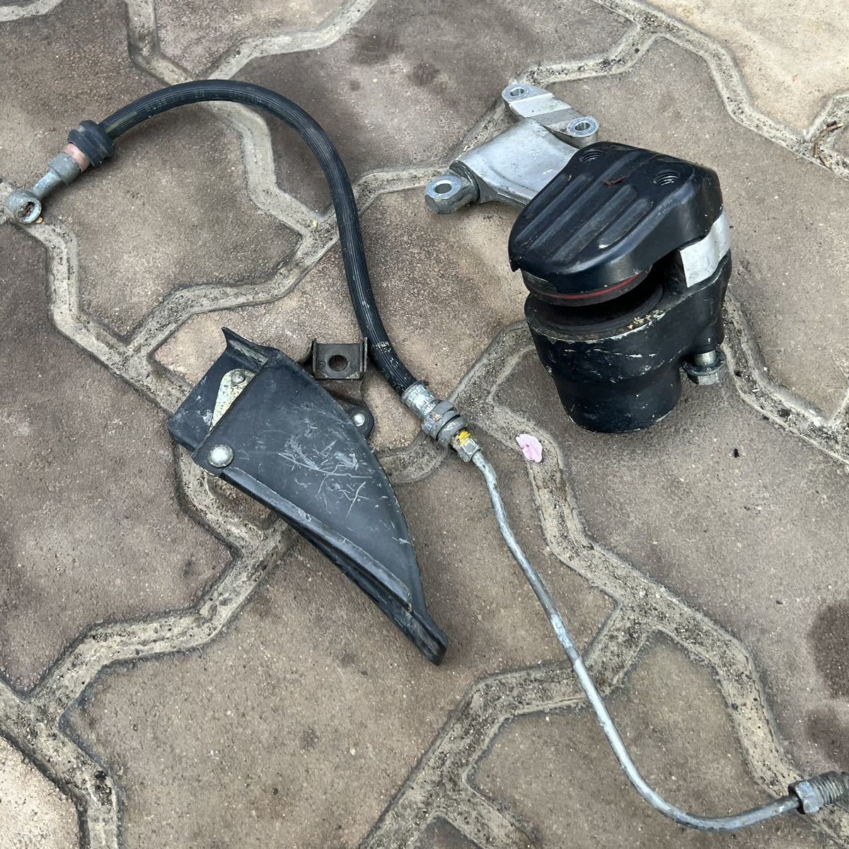 当時　CB400F 純正　キャリパー　ディスクカバー　ヨンフォア　