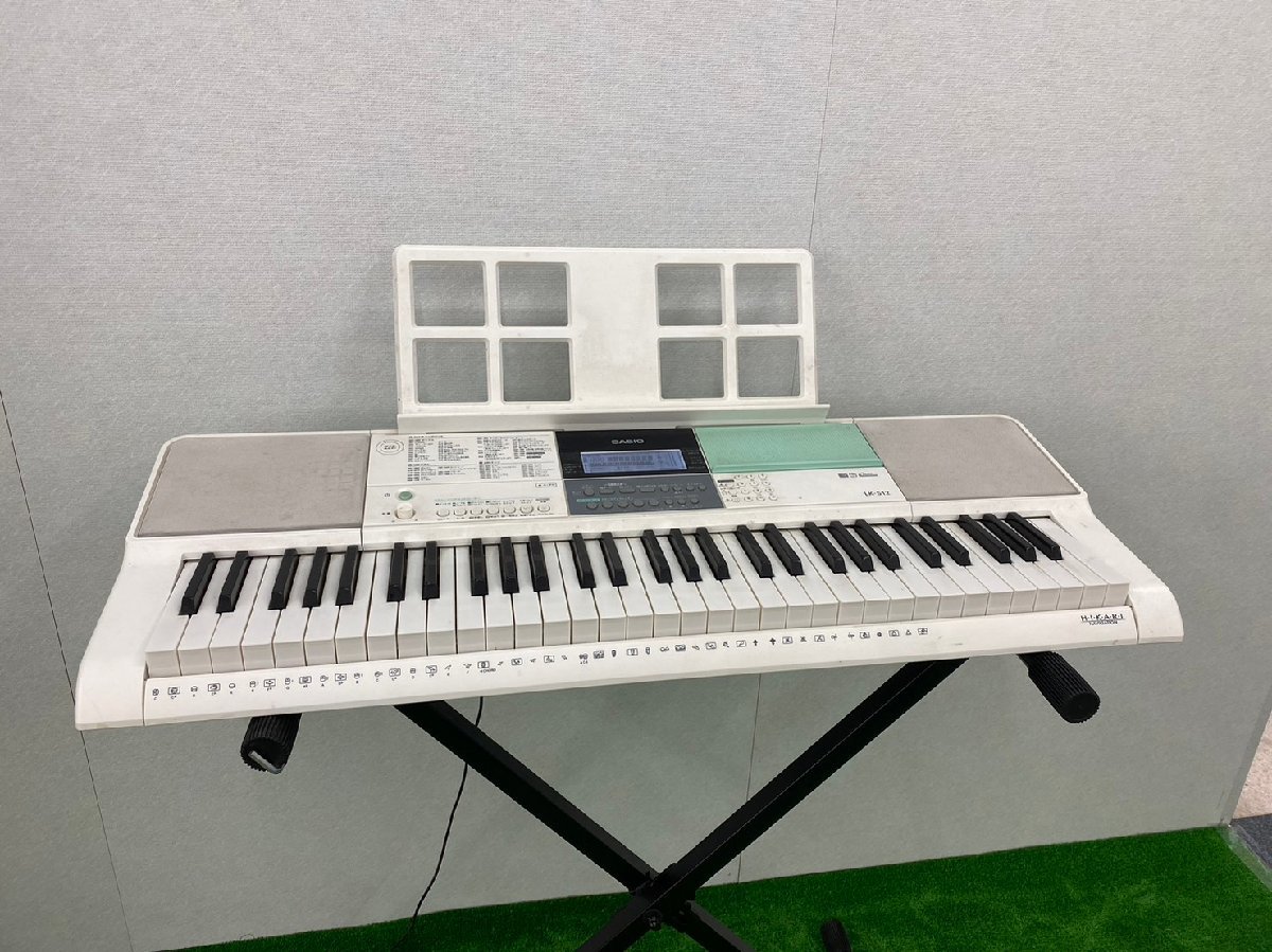 □t609　現状品★CASIO LK-512　カシオ　光ナビゲーション　キーボード　2019年製