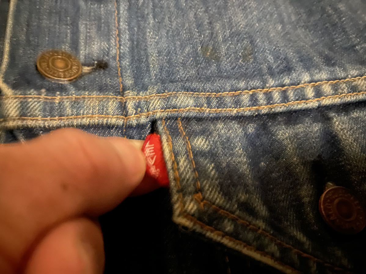 極上真紺 ビッグE 40-38 70505 60年代 リーバイス 極上 濃紺 42 BIGE