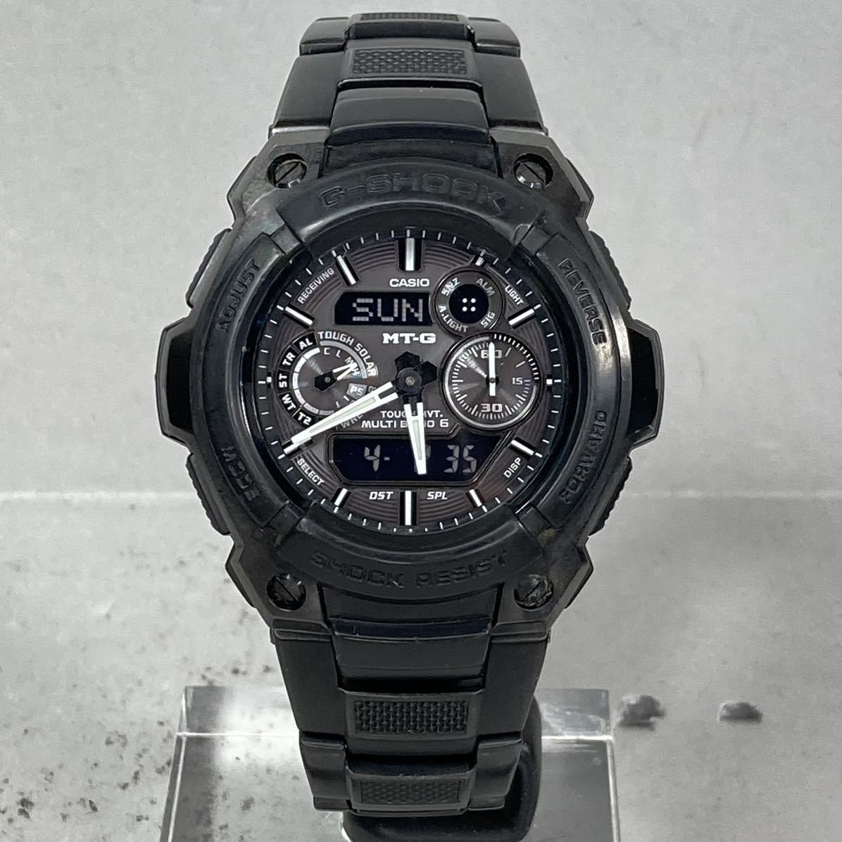 極美品 G-SHOCK MTG-S1000D-1A4JF MT-G タフソーラー 電波受信 電波