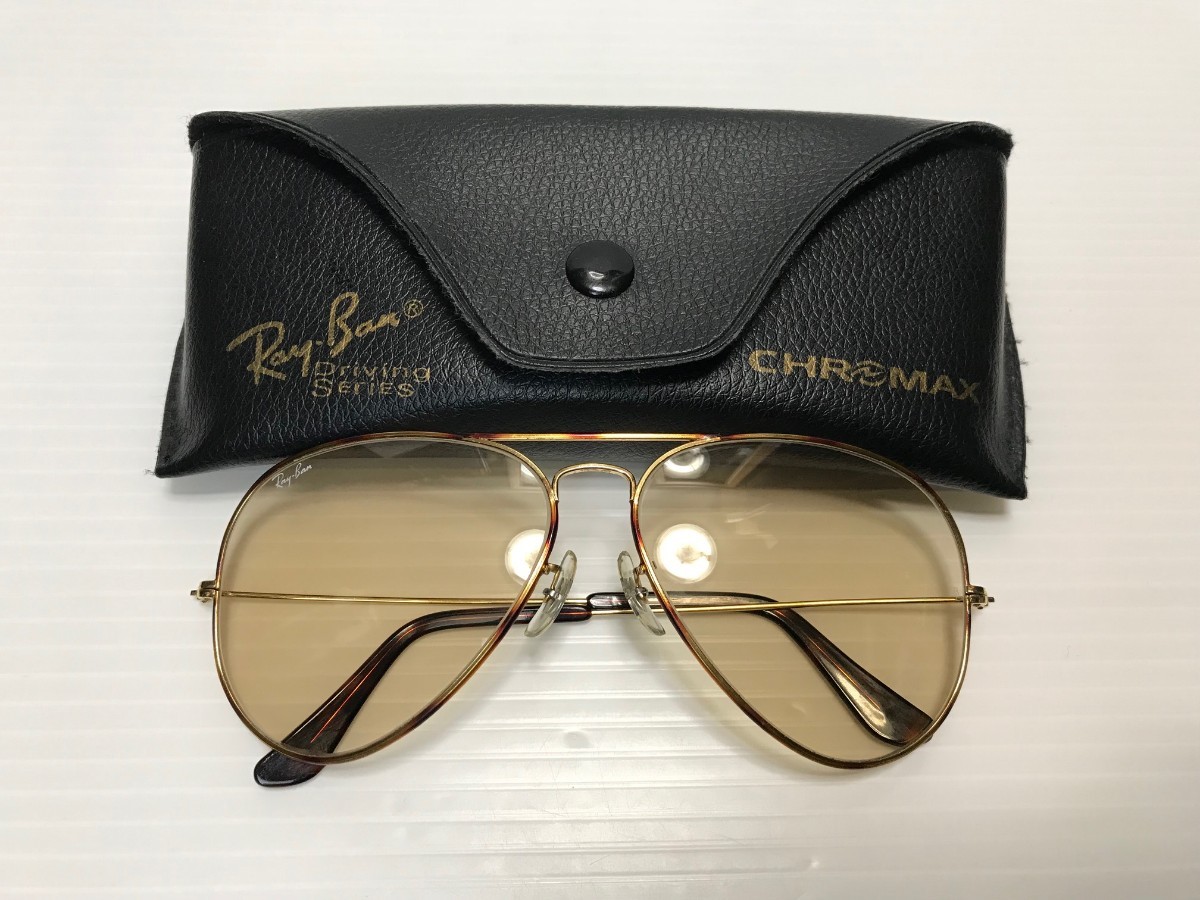 美品☆B&L Ray Ban☆ボシュロム レイバン ティアドロップ サングラス 