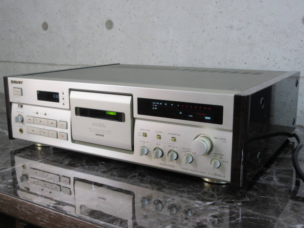 【ジャンク品】SONY カセットデッキ TC-K333ESJ ソニー