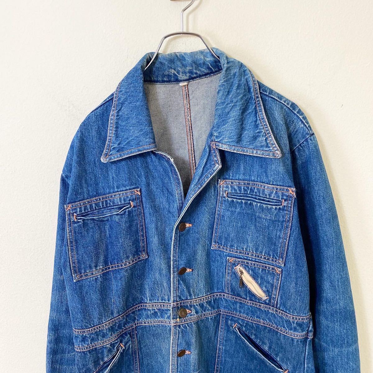 Unknown 70s Vintage デニムジャケット ジャケット デニムカバーオール
