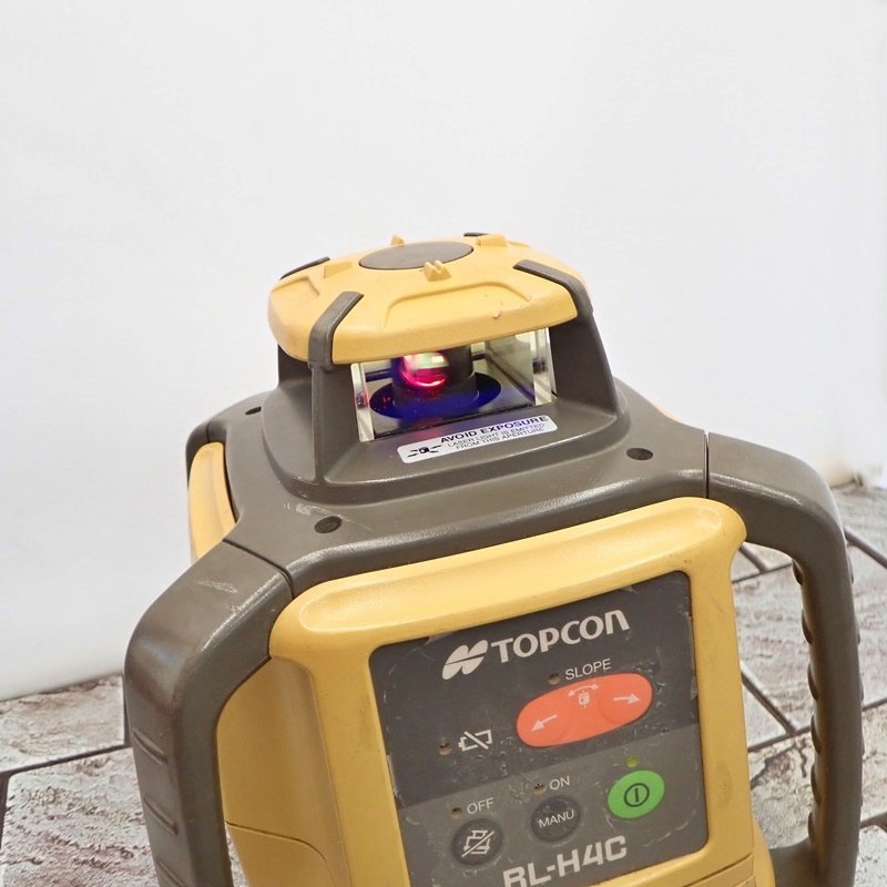 トプコン ローテーティングレーザー RL-H4C + 受光器 LS-80L 回転 
