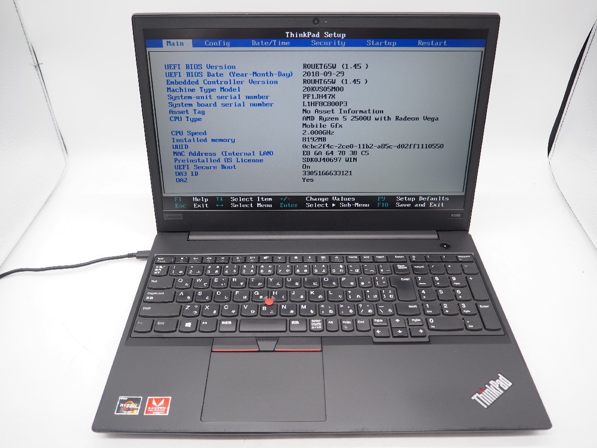ThinkPad Ryzen E585 AMD Lenovo - |15.6-inch SMB laptop with 