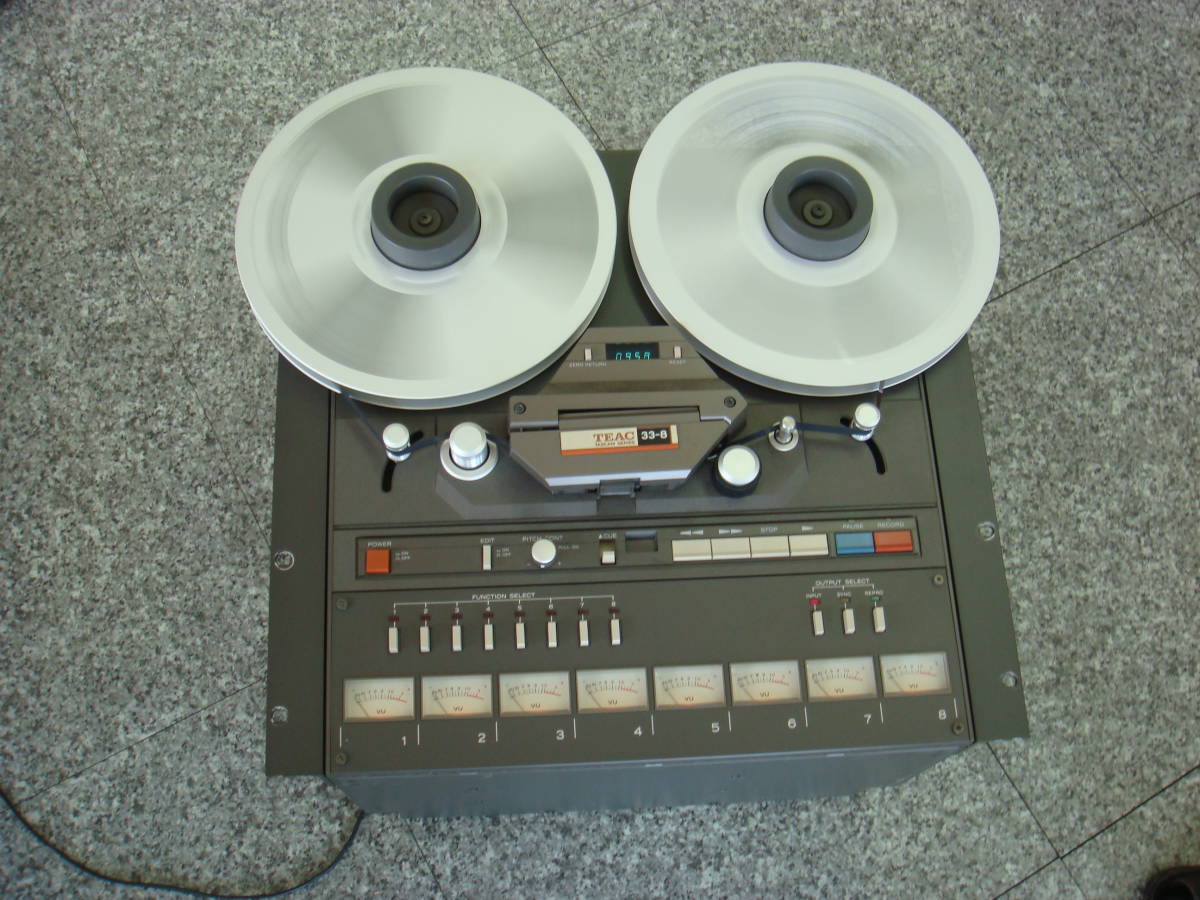 TEAC 33-8 オープンリールデッキ - TASCAM Yahoo!オークション 